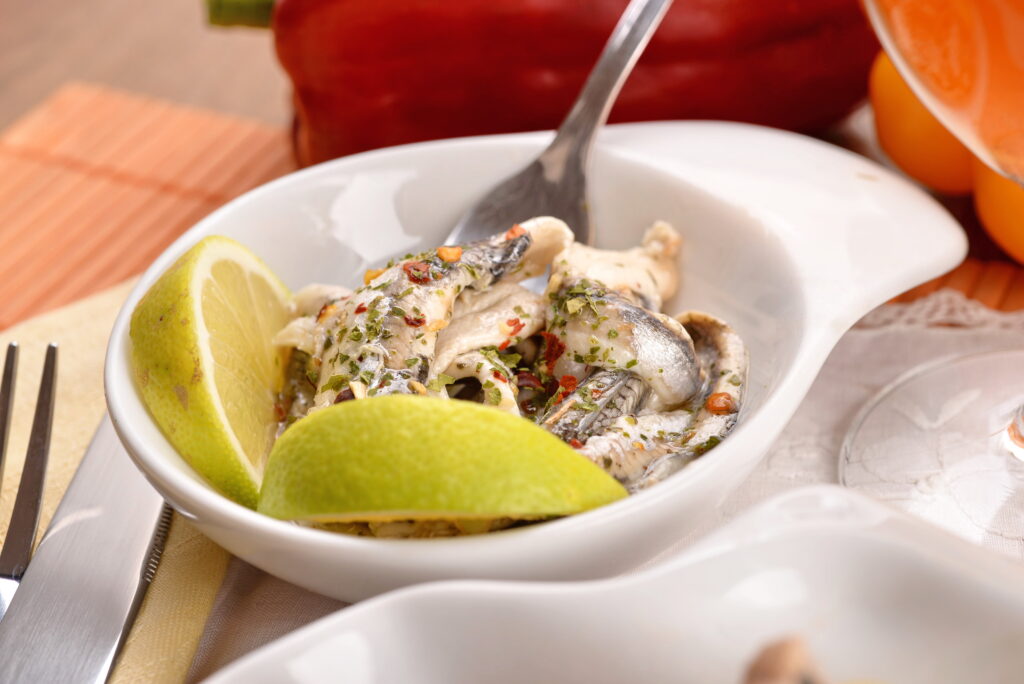 Alici marinate piccanti