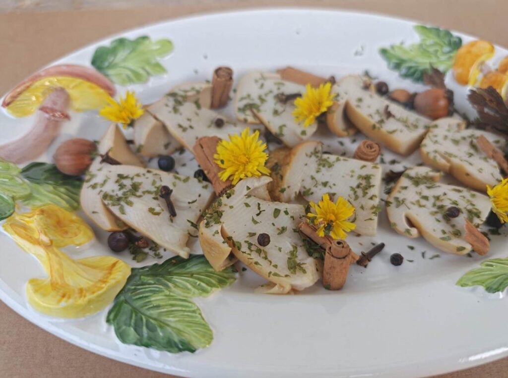 funghi porcini tagliati