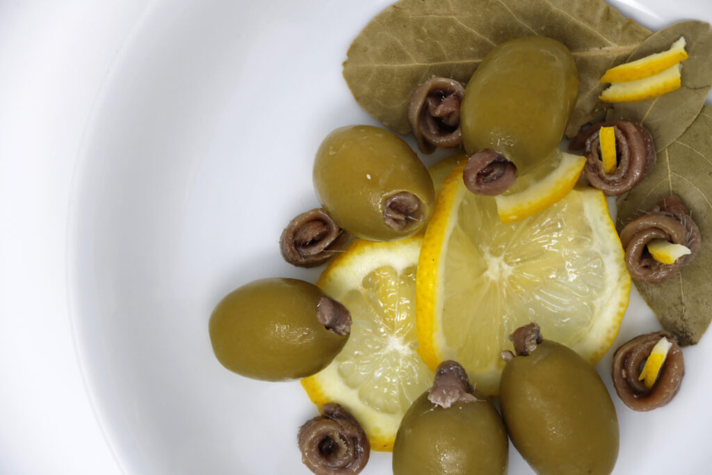 Olive farcite con acciughe